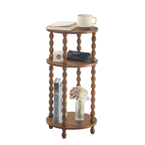 AWASEN small round end table top view showing compact bedside height