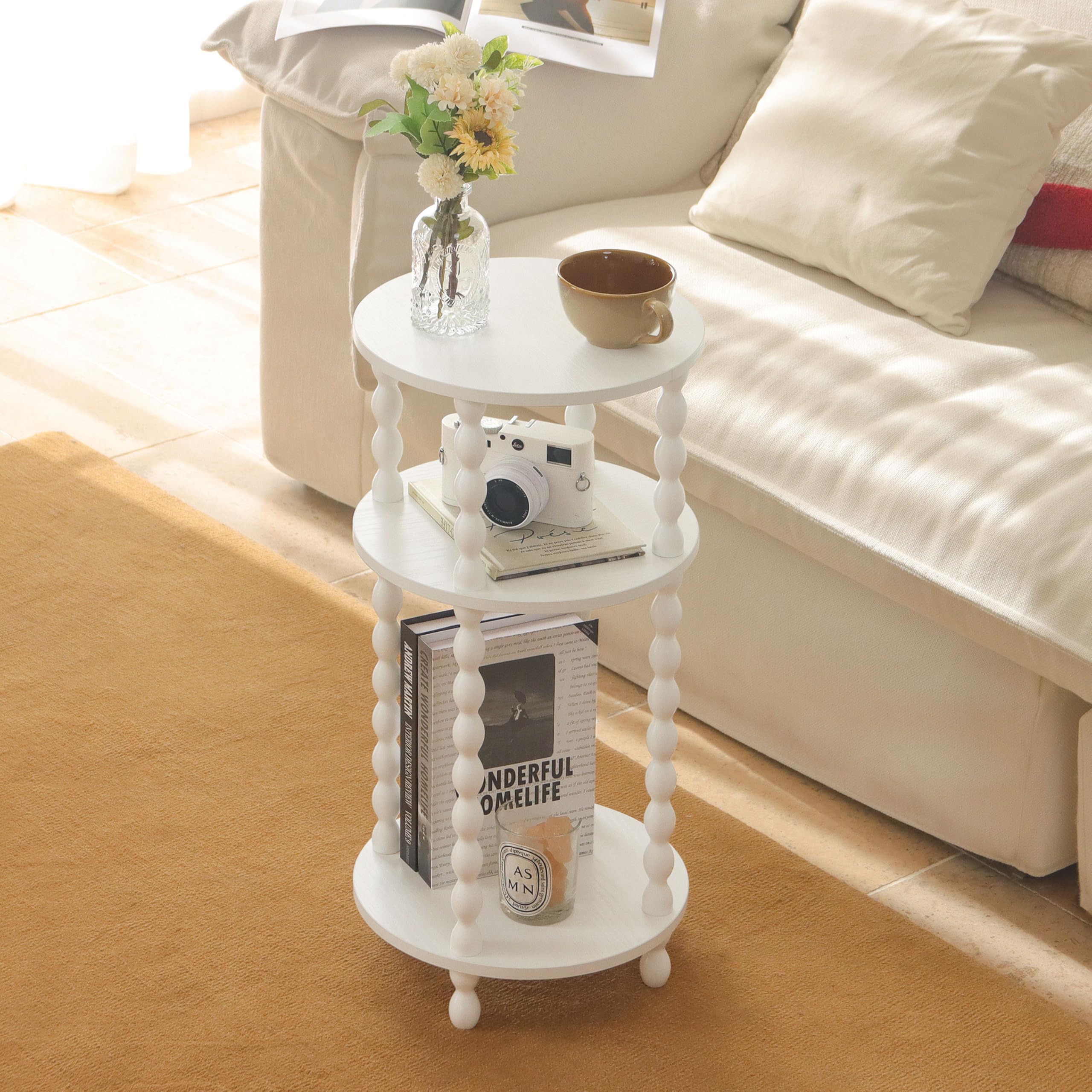 AWASEN small-space table for living room or bedroom corners.