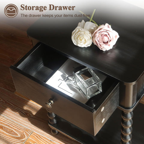 AWASEN nightstand featuring a protective water-resistant coating