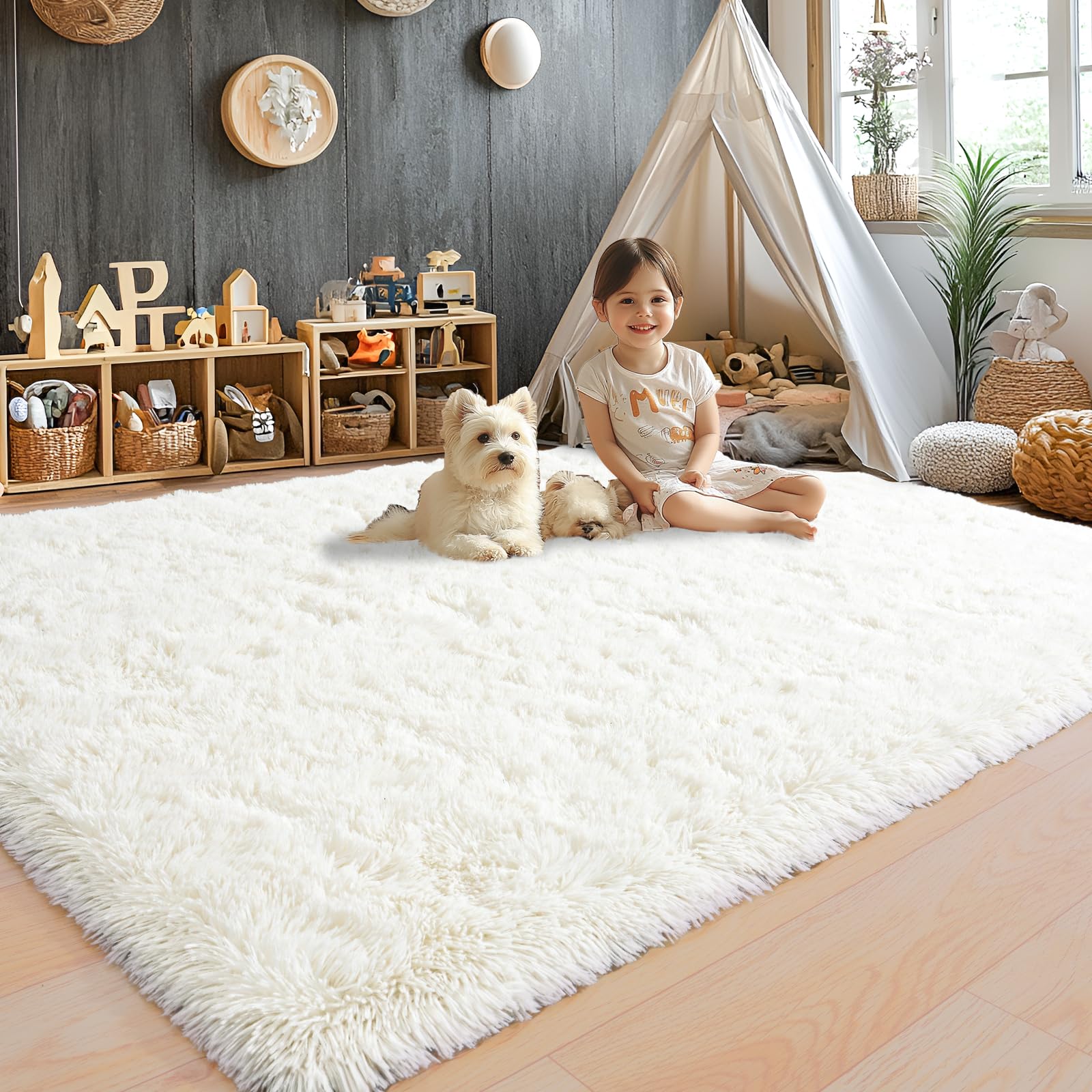 Awaytail ultra-soft memory foam rug cushions cold floors