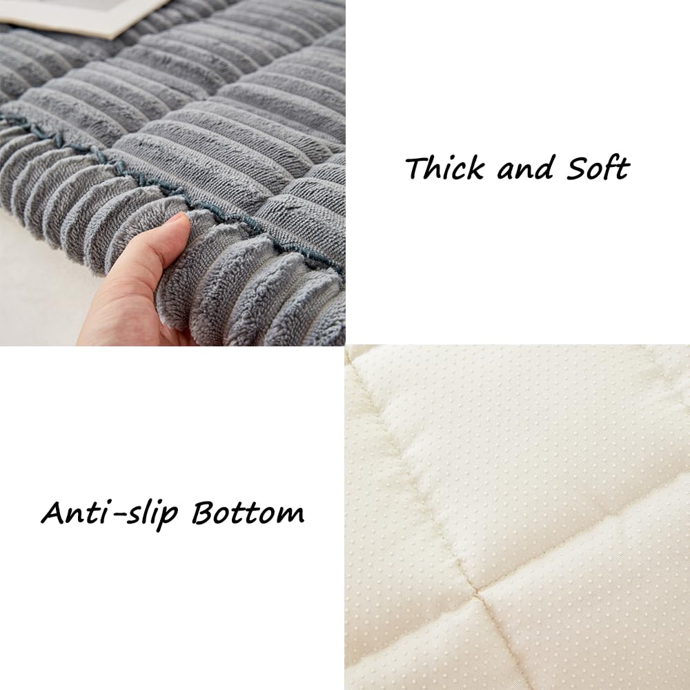 Awjcsv 3-cushion sofa cover fits standard couches for total protection.