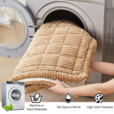 Awjcsv 3-cushion sofa protection for roomy living spaces.