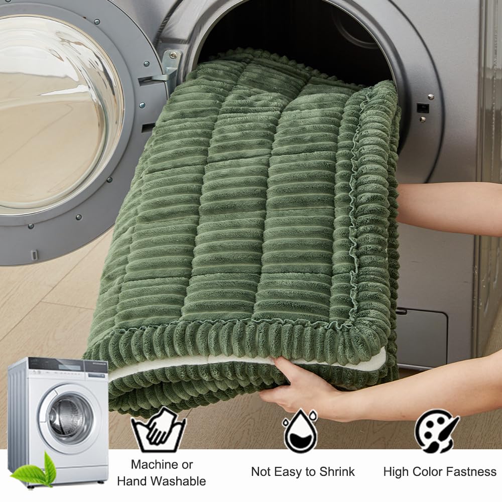 Awjcsv dog couch cover shows washable fabric and colorfast finish.