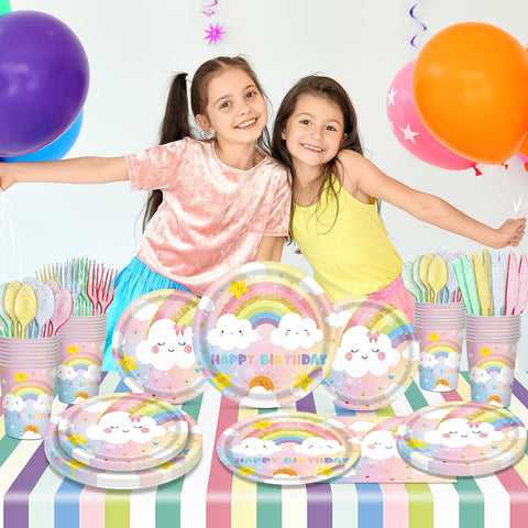 AWLZJZQA rainbow tablecloth protects surfaces with vibrant flair.