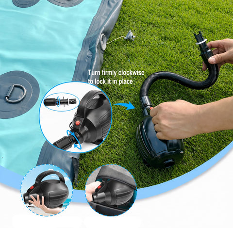 Heat resistant cables and metal impellers for safer operation.