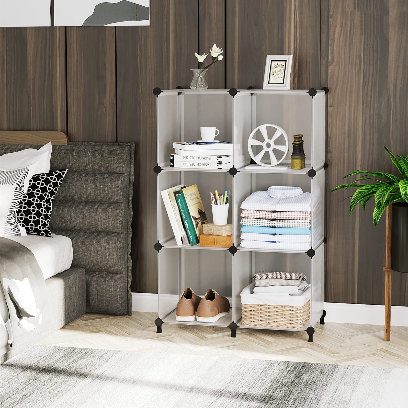 AWTATOS 6-cube DIY layout highlights flexible configurations for any room.