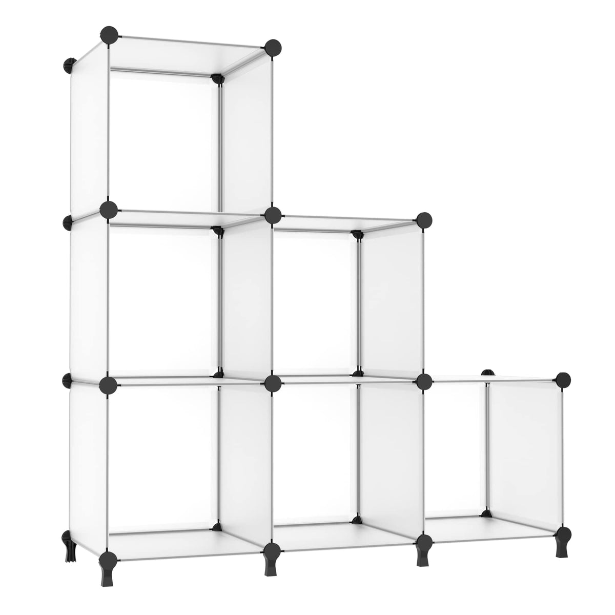 AWTATOS 6-cube translucent front view shows a neat, versatile storage solution.