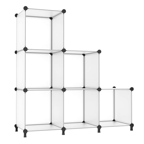AWTATOS 6-cube translucent front view shows a neat, versatile storage solution.