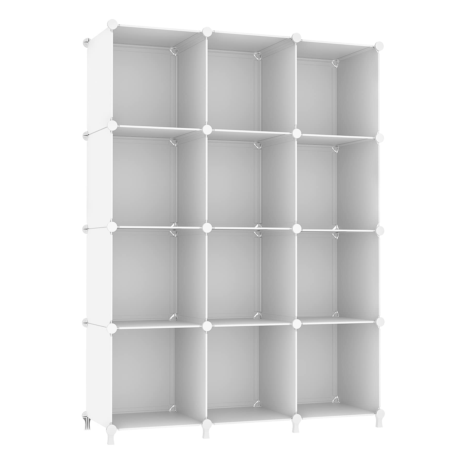 AWTATOS Cube Storage overview: modular 12-cube system for versatile organization