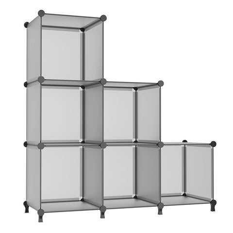 AWTATOS cube storage 6-cube shelves organized space for books and accessories.