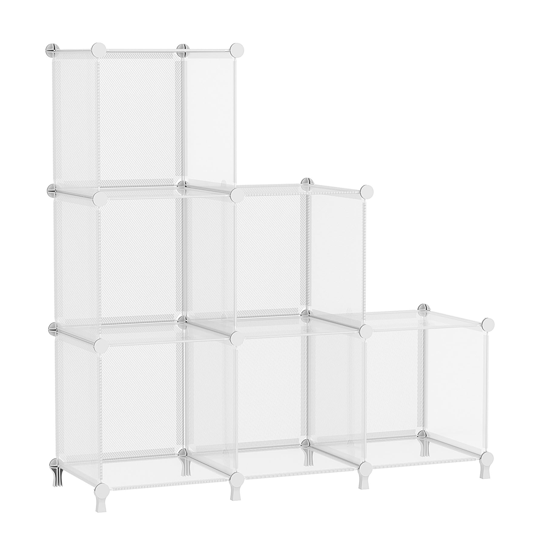AWTATOS cube storage 6-cube assembly shows modular design for flexible closet organization.