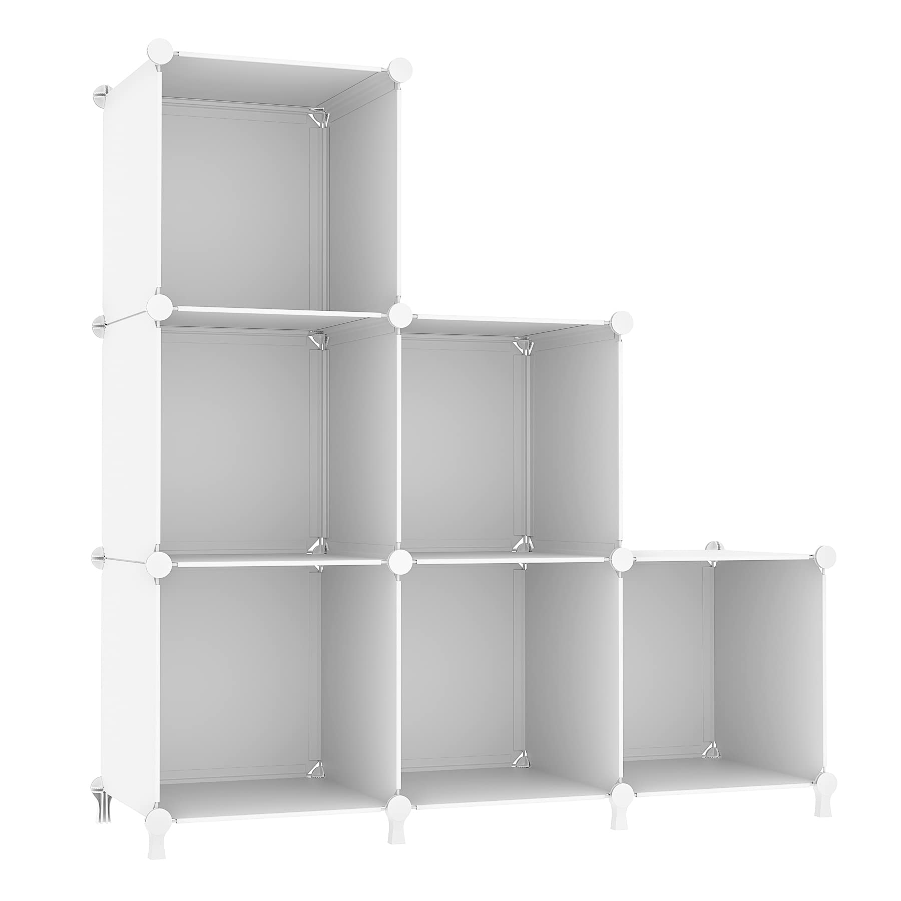 AWTATOS Cube Storage Organizer demonstrates easy assembly and a neat setup.