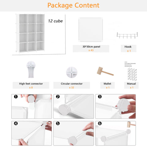 AWTATOS Cube Storage: bathroom or laundry storage to declutter