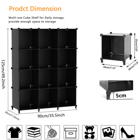 AWTATOS cube with raised feet keeps units away from dust and moisture.