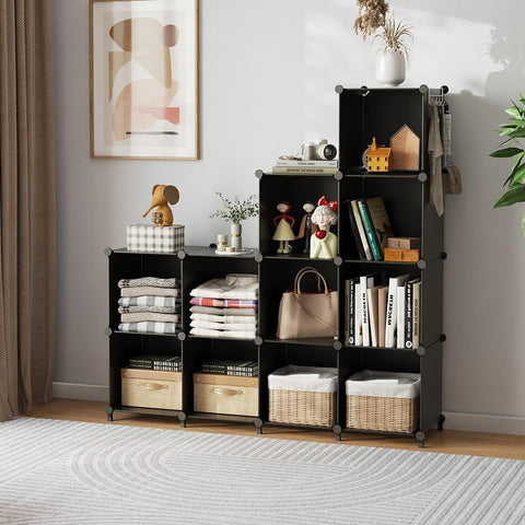 AWTATOS cube storage with sturdy PP panels provides durable home organization.