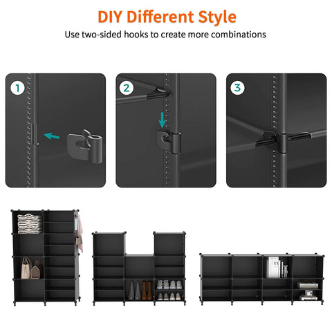 AWTATOS dust-proof shoe rack protects shoes from dust and pets