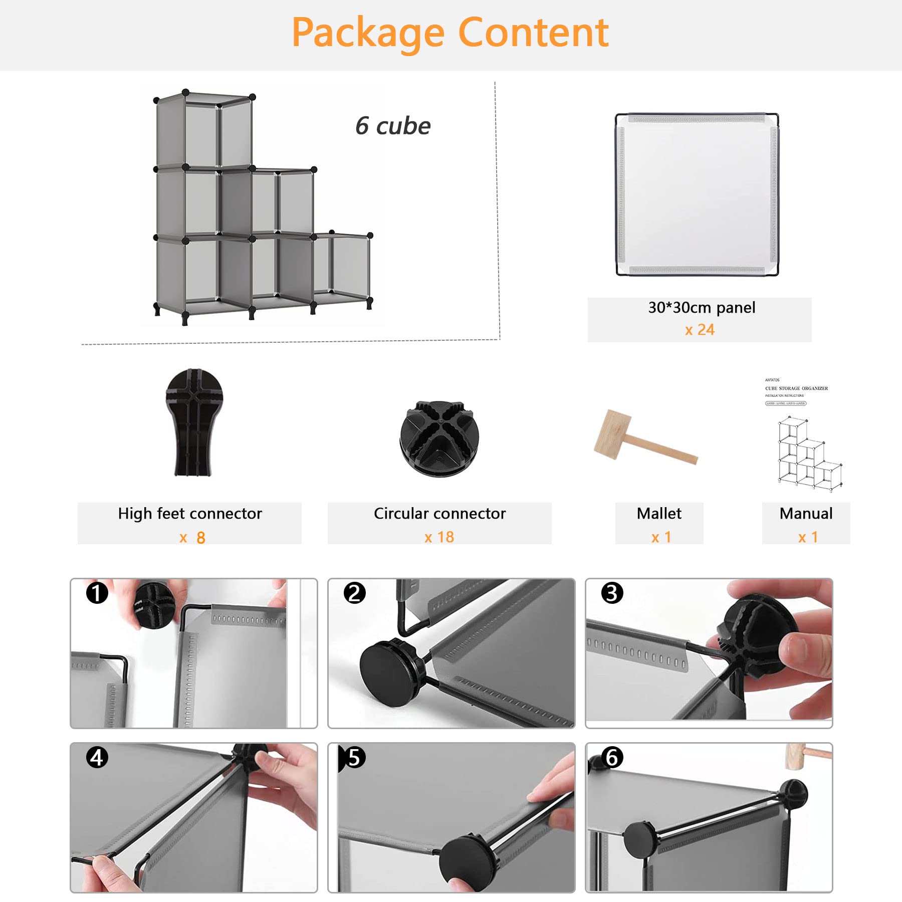 AWTATOS easy-assembly instructions speed up setup and customization.