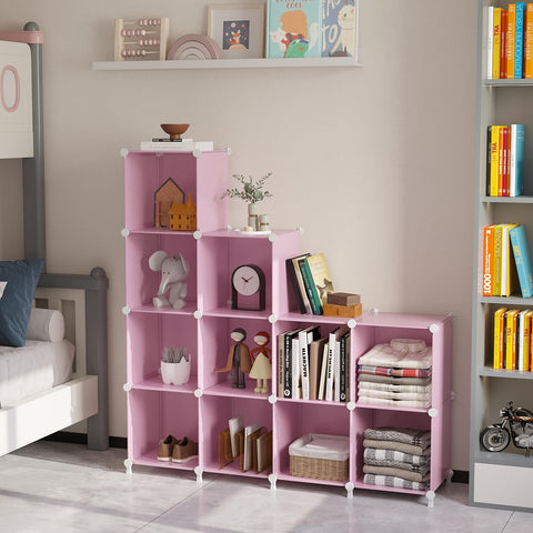 AWTATOS stackable closet setup demonstrates space-saving organization.