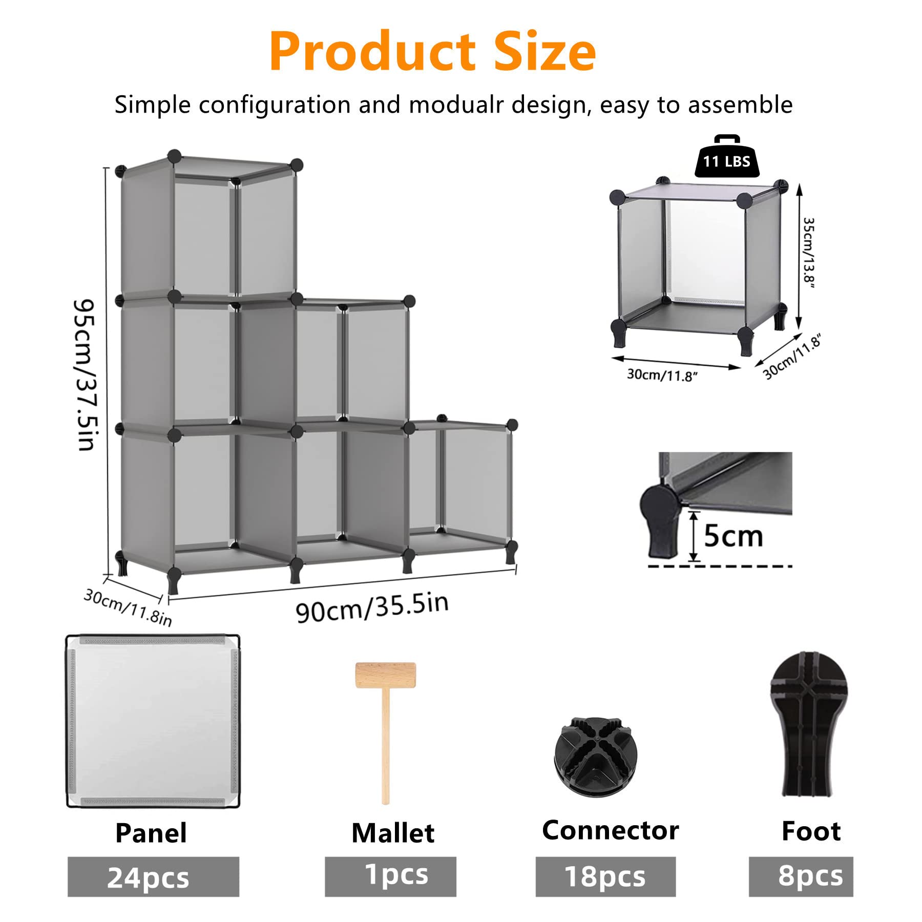 AWTATOS sturdy pp panels with metal frame ensure reliable stability.