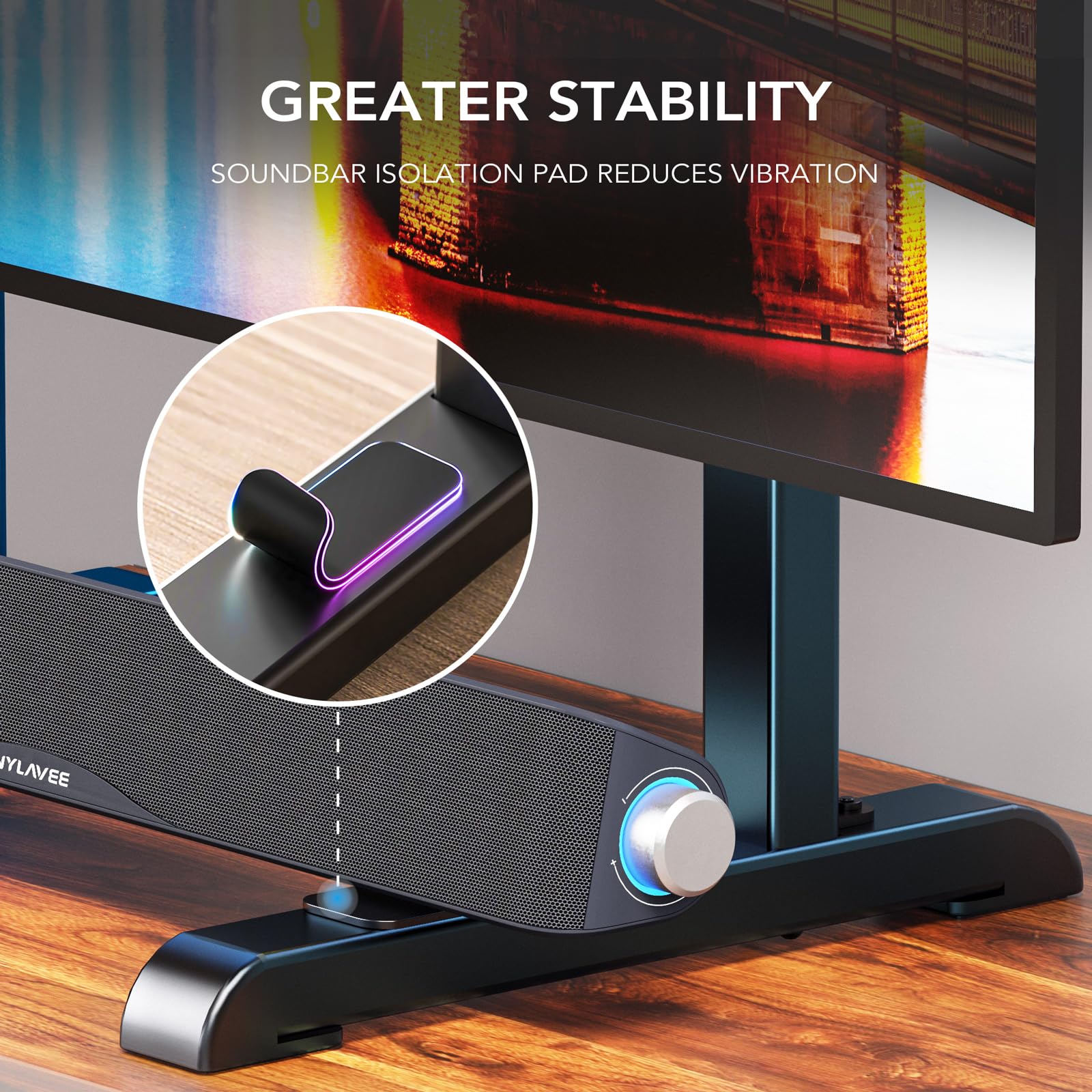 AX WABER height adjustment range with seven levels supports diverse seating and setups