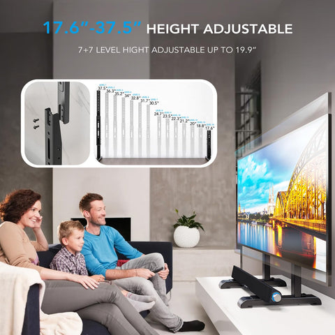 AX WABER side view demonstrates height adjustment for optimal viewing angle