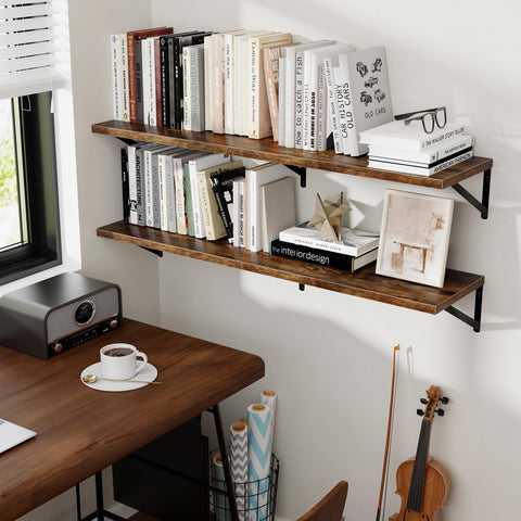 Axeman installation-ready shelf mounted with hardware included for quick setup