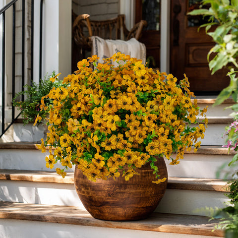 AXYLEX outdoor fake flowers help gatherings feel seasonal and inviting.