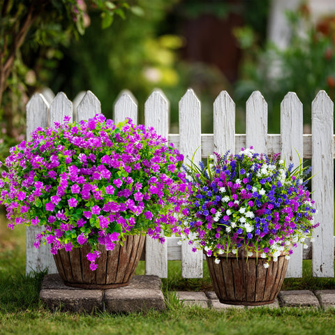 AXYLEX easy-care outdoor greenery requires no watering or maintenance.
