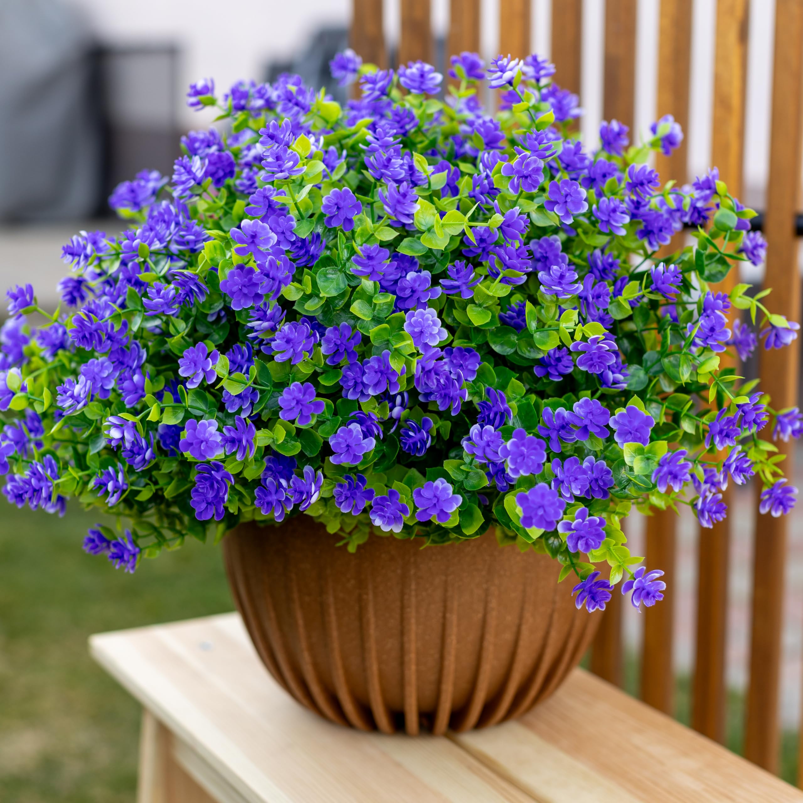 AXYLEX outdoor UV resistant faux plants withstand sun exposure