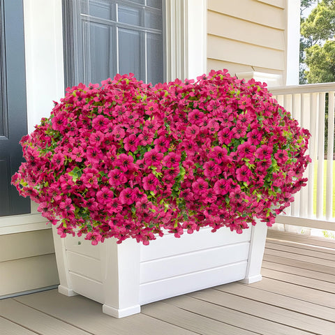 AXYLEX artificial greenery decor enhances garden and patio ambiance