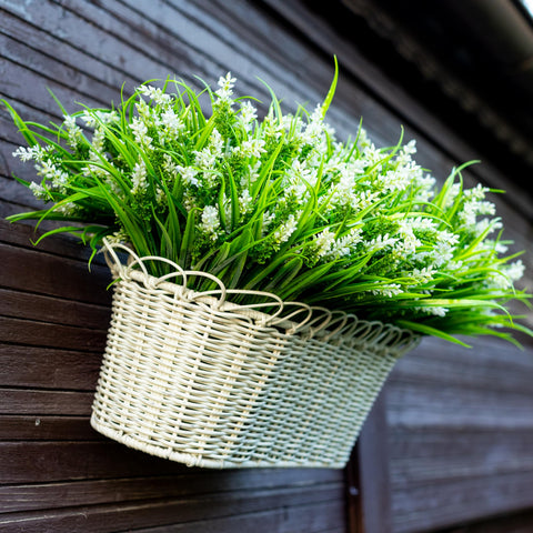 AXYLEX artificial lavender decor adds timeless charm to porches and patios.