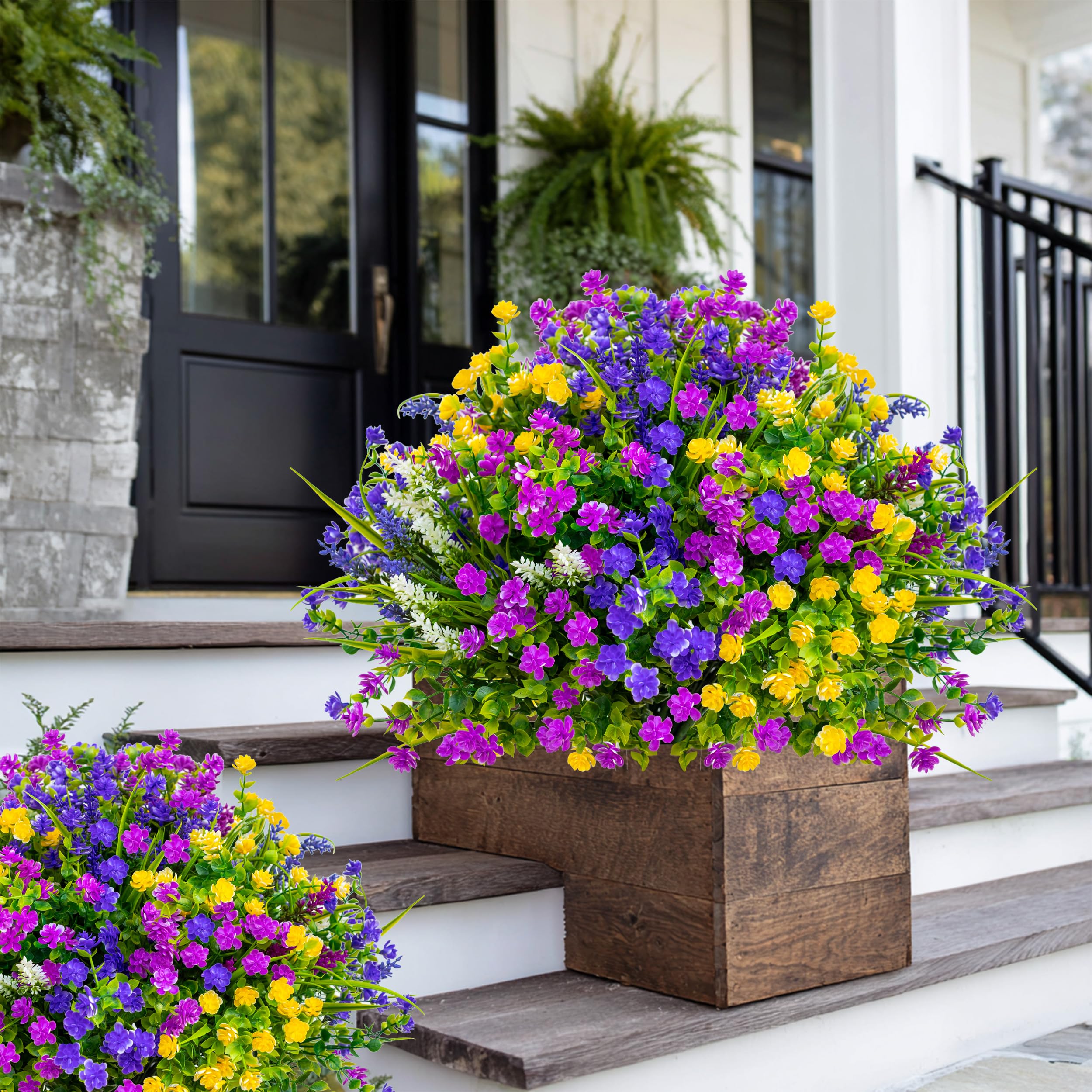 AXYLEX faux greenery offers versatile decorating for indoor or outdoor spaces.
