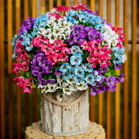 AXYLEX lush, maintenance-free greenery for porch spaces.