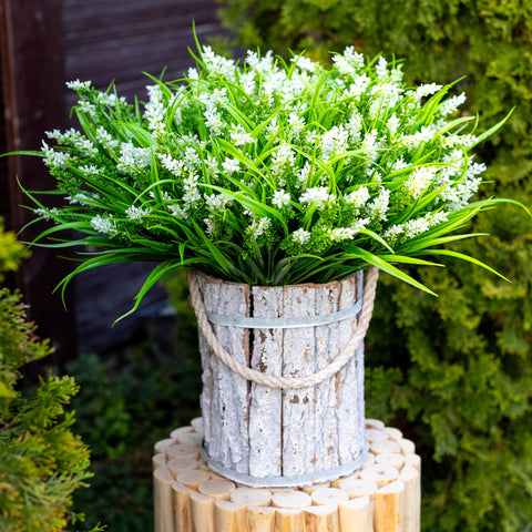 AXYLEX outdoor faux flowers invite relaxed gatherings with natural-looking ambience.