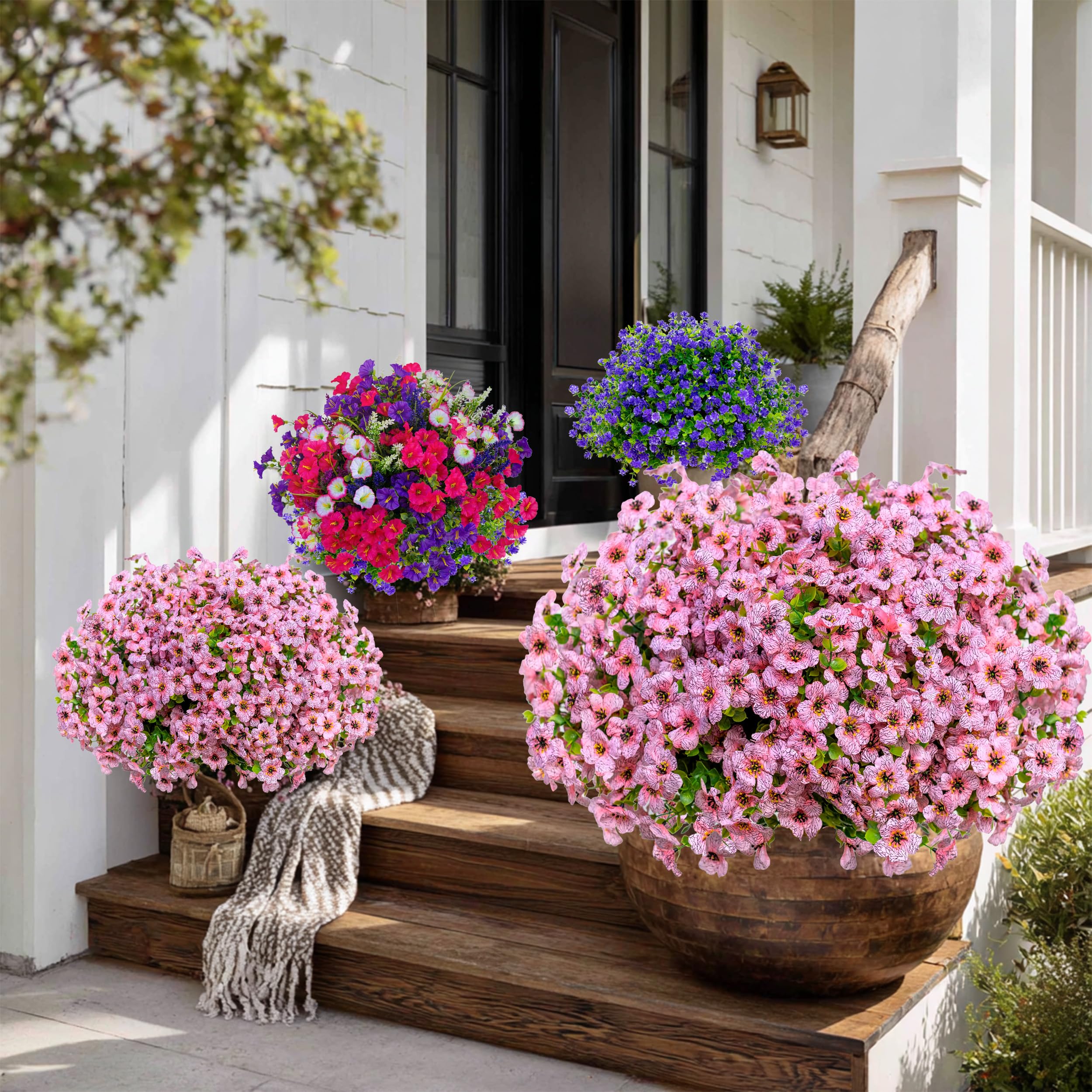 AXYLEX outdoor plants use safe materials for durable outdoor decor.