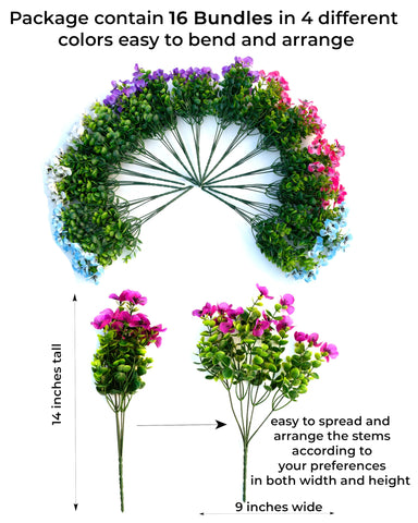 AXYLEX UV-resistant faux greenery stays vibrant in sun.