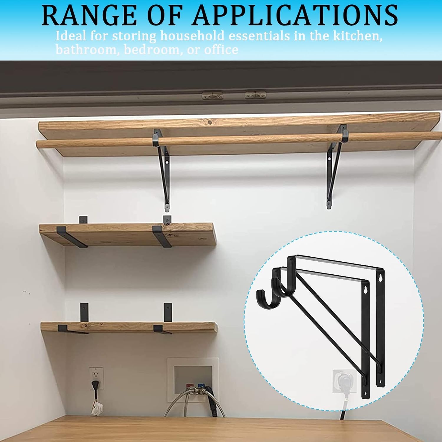 AYAYGD durable black finish resists rust and scratches over time.