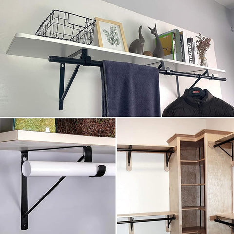 AYAYGD versatile bracket suitable for closet, kitchen, bathroom, or office storage.
