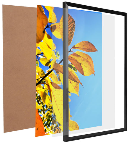 Aynoo 20x30 poster frame plexiglass close-up highlights safety and clarity