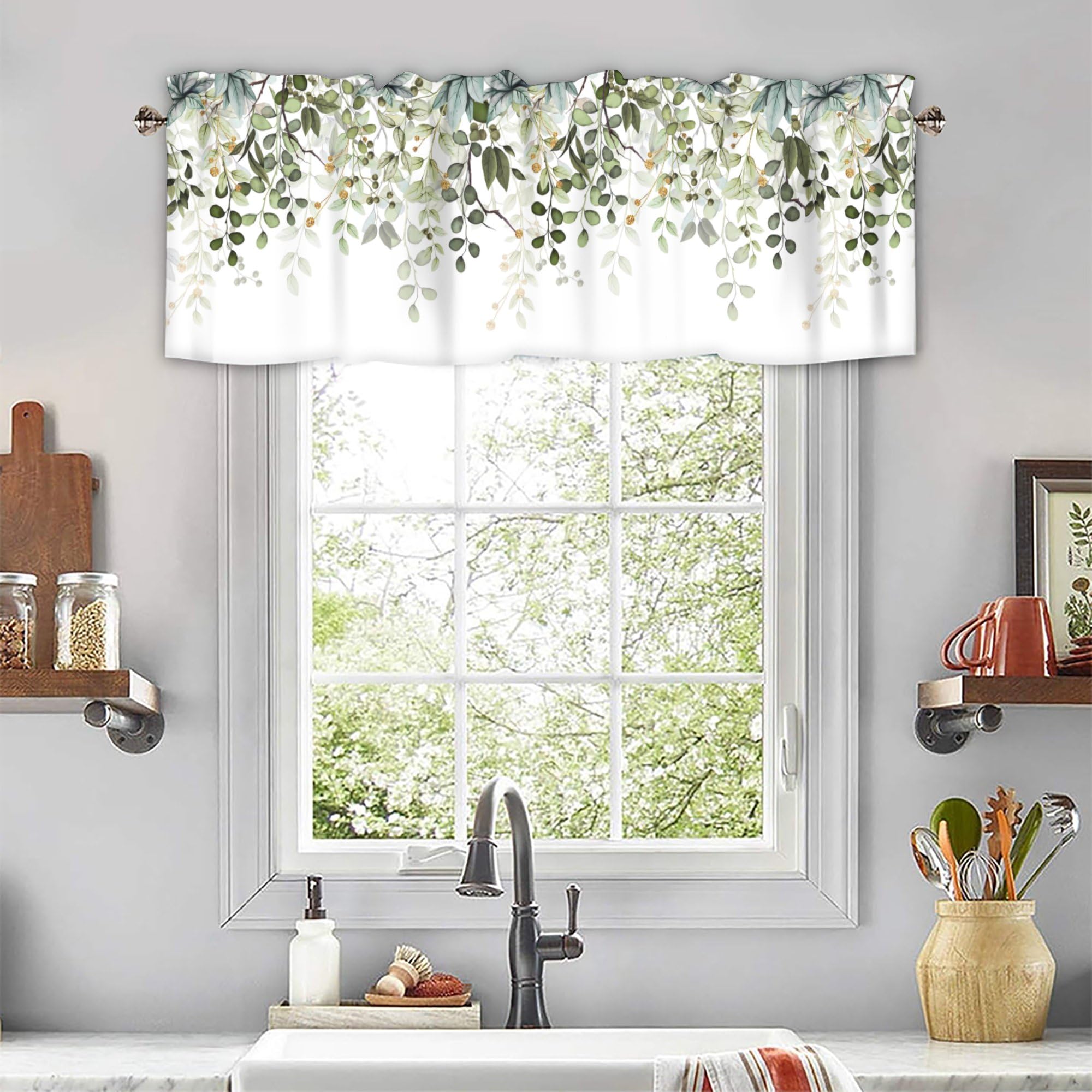 AYTTBIS valance shown with coordinating panels for cohesive decor