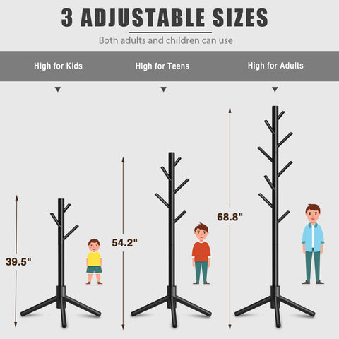 Azaeahom coat rack in bedroom offers tidy wardrobe access.
