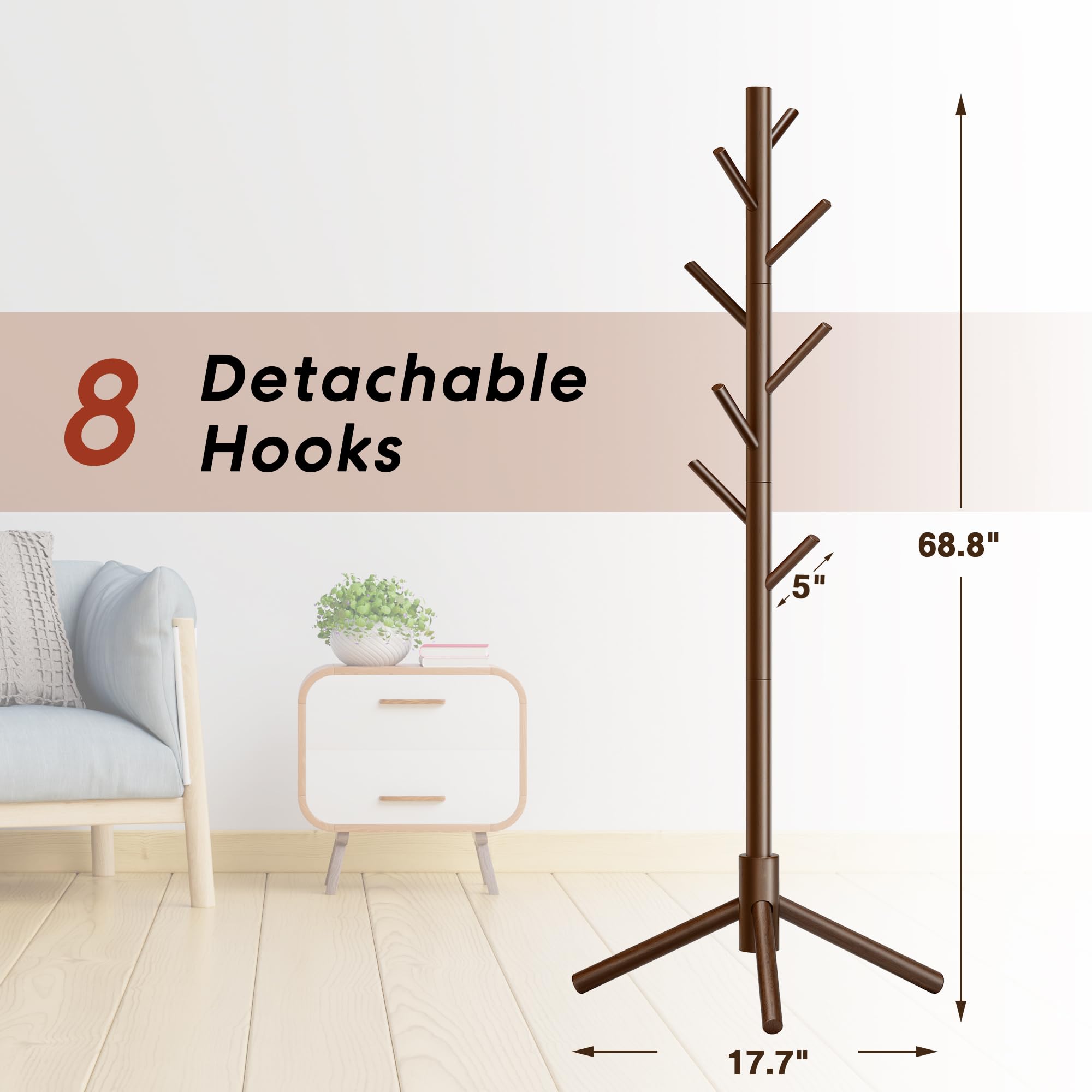 Height option at 68.8 inches for adults.