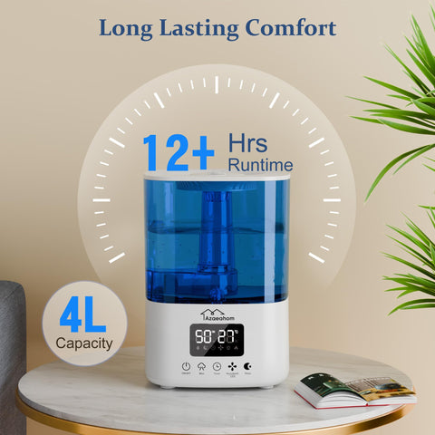 Azaeahom top-fill design allows easy refills and thorough interior cleaning.