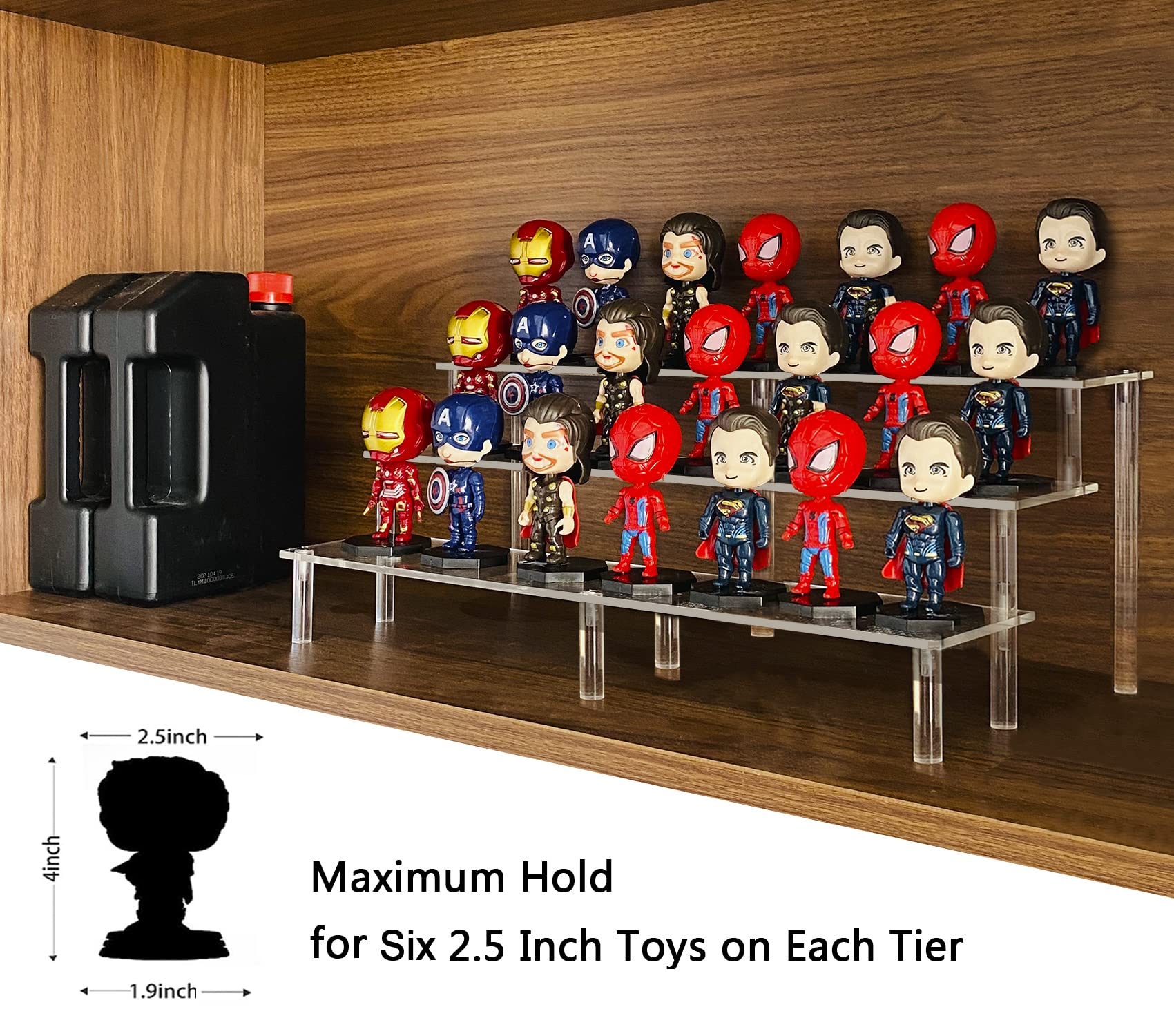 AZEAM acrylic riser cupcake stand elevates party treats.