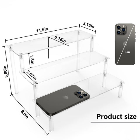 AZEAM clear acrylic risers showcase cupcakes with a clean, modern look.