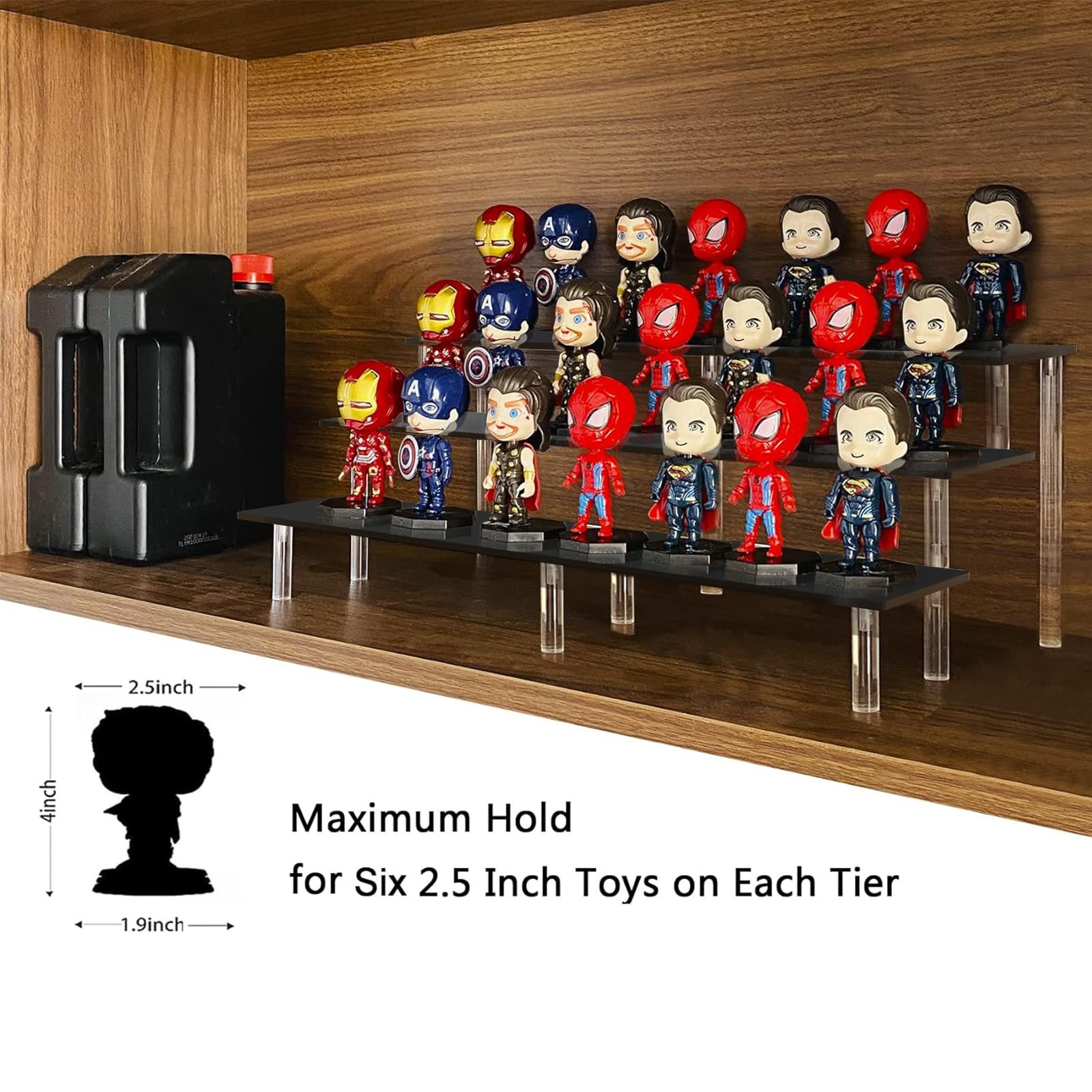 AZEAM makeup and cosmetics display stand boosts shelf order