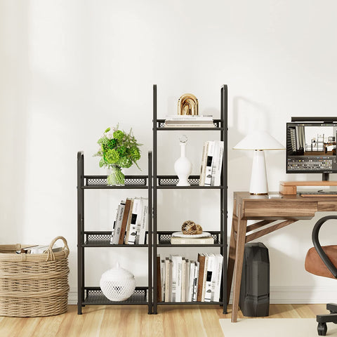 Azheruol living-room setup shows the shelf elevating organization and style.
