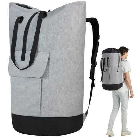 Ãzhido laundry backpack with extendable top for extra capacity