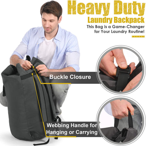 Ãzhido drawstring closure with buckle keeps contents secure