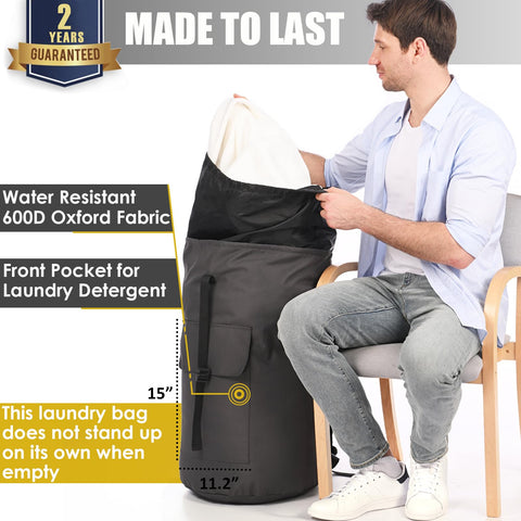 Ãzhido front pocket keeps detergents organized during laundry